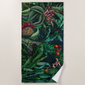 Fantastisch Fabulous Midnight Rainforest Strandlaken (Voorkant)