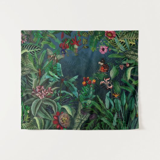 Fantastisch Fabulous Midnight Rainforest Wandkleed (Voorkant (horizontaal))