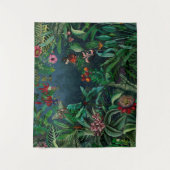 Fantastisch Fabulous Midnight Rainforest Wandkleed (Voorkant)