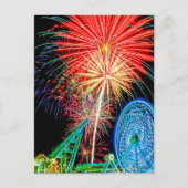 Fantastisch Fireworks-Briefkaart Briefkaart (Voorkant)
