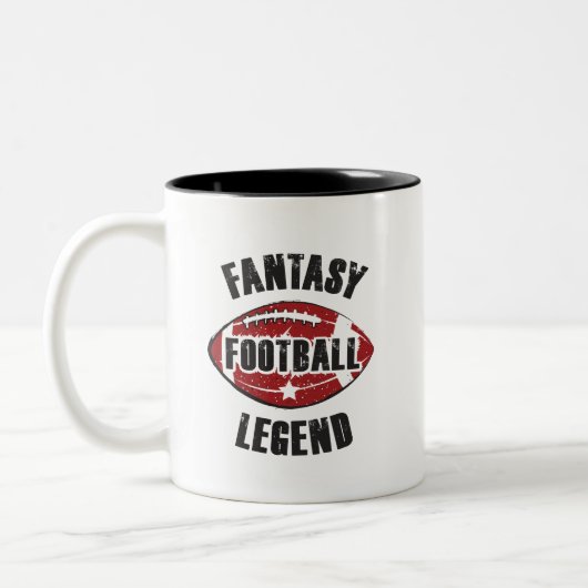 Fantastisch Football - Black 11 oz Two-Tone Mok (Links)