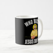 Fantastisch Football dat Jezus zou ontwerpen Koffiemok (Voorkant rechts)
