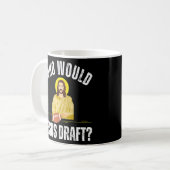 Fantastisch Football dat Jezus zou ontwerpen Koffiemok (Voorkant links)