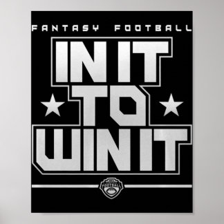 Fantastisch Football erin om het te winnen Poster