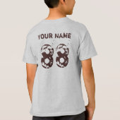 Fantastisch Football gam over Kinder T-shirt (Achterkant)