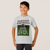Fantastisch Football gam over Kinder T-shirt (Voorkant volledig)