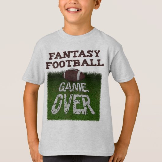 Fantastisch Football gam over Kinder T-shirt (Voorkant)