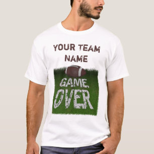 Fantastisch Football gamen boven op maat T-shirt