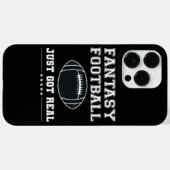 Fantastisch Football is gewoon echt Case-Mate iPhone Case (Achterkant (horizontaal))