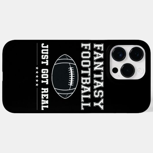 Fantastisch Football is gewoon echt Case-Mate iPhone Case (Achterkant (horizontaal))