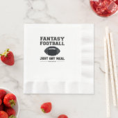 Fantastisch Football is gewoon echt Servet (Insitu)