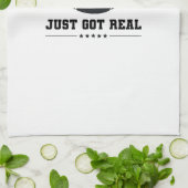 Fantastisch Football is gewoon echt Theedoek (Gevouwen)