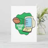 Fantastisch Football Kaart (Staand voorkant)