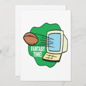 Fantastisch Football Kaart (Voorkant / Achterkant)