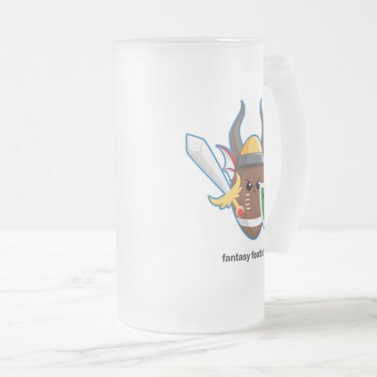 Fantastisch Football Matglas Bierpul (Voorkant rechts)