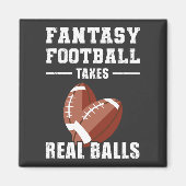 Fantastisch Football neemt echte bakken Magneet (Voorkant)