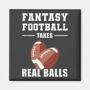 Fantastisch Football neemt echte bakken Magneet