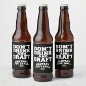 Fantastisch Football - Niet Drinken en ontwerpen Bier Etiket (Flessen)