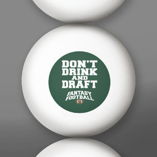 Fantastisch Football - Niet Drinken en ontwerpen Pingpongbal