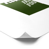 Fantastisch Football - Niet Drinken en ontwerpen Poster (Hoek)