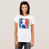 Fantastisch Football, rood wit en blauw Logo T-shirt (Voorkant volledig)