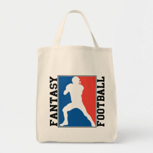 Fantastisch Football, rood wit en blauw Logo Tote Bag