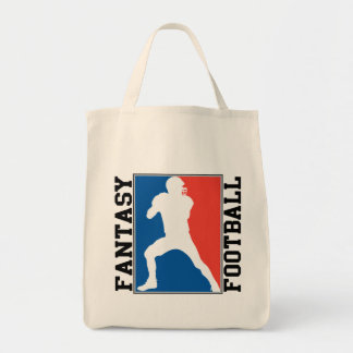Fantastisch Football, rood wit en blauw Logo Tote Bag