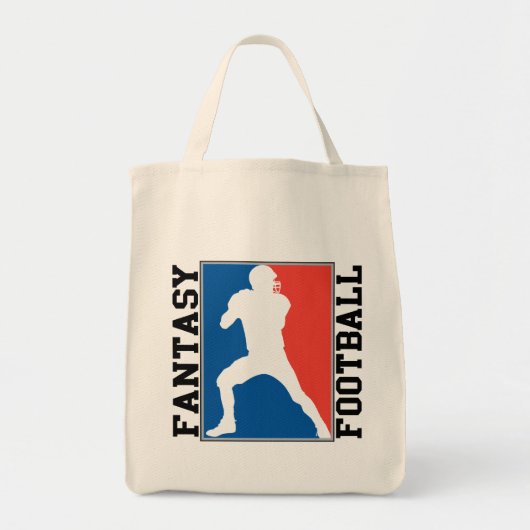 Fantastisch Football, rood wit en blauw Logo Tote Bag (Voorkant)