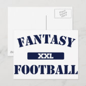 Fantastisch Football XXL Briefkaart (Voorkant / Achterkant)