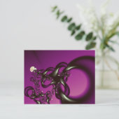 Fantastisch fractale kunst briefkaart (Staand voorkant)