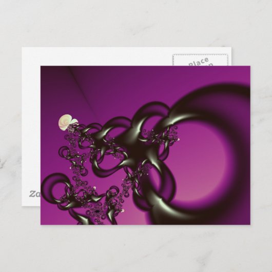 Fantastisch fractale kunst briefkaart (Voorkant / Achterkant)