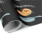 Fantastisch Funny Pancake Pun Dark BG Cadeaupapier (Rol Hoek)