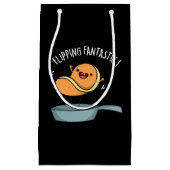 Fantastisch Funny Pancake Pun Dark BG Klein Cadeauzakje (Voorkant)