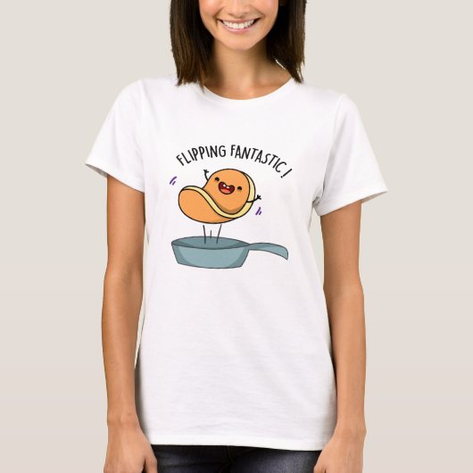 Fantastisch Funny Pancake Pun T-shirt (Voorkant)
