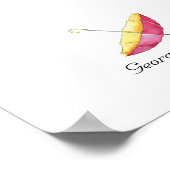 Fantastisch gastenboek met vingerafdruk poster (Hoek)