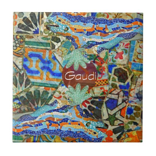 Fantastisch. Gaudi. Afbeelding 1 Tegeltje (Voorkant)