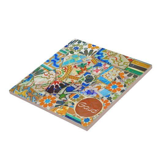 Fantastisch. Gaudi. Afbeelding 2 Tegeltje (Zijkant)