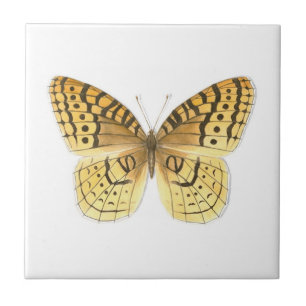 Fantastisch gebogen Fritillary Tile Tegeltje