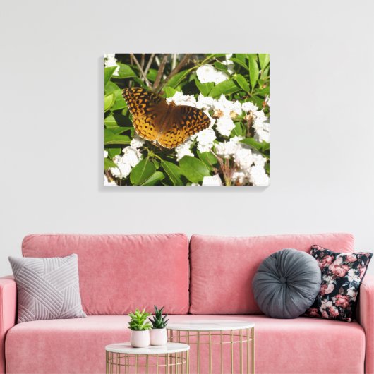 Fantastisch gebogen koninklijk konvooi op Mountain Canvas Afdruk (Insitu (Woonkamer))