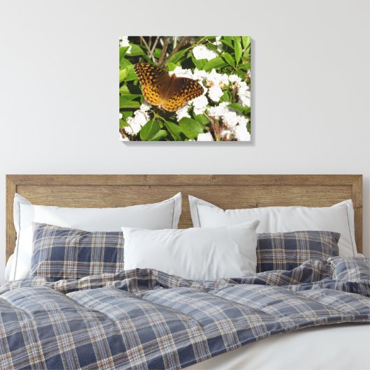 Fantastisch gebogen koninklijk konvooi op Mountain Canvas Afdruk (Insitu (Slaapkamer))