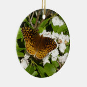 Fantastisch gebogen koninklijk konvooi op Mountain Keramisch Ornament (Rechts)