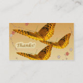 Fantastisch gebogen Visitekaartje voor de vetvrije (Achterkant)