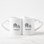 Fantastisch gebruik, mevrouw en mevrouw loversmokken<br><div class="desc">Mrs. en Mrs.-koppige koffie-mok,  aanpasbaar met uw eigen naam en uw favoriete kleuren.</div>