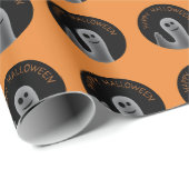 Fantastisch gehost (Happy Halloween) omslagpapier Cadeaupapier (Rol Hoek)
