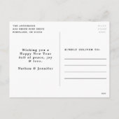 Fantastisch Gelukkig Nieuwjaar Script Foto Feestdagenkaart (Achterkant)