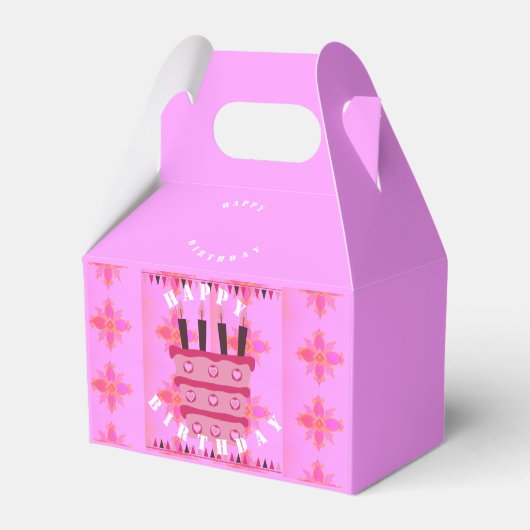 Fantastisch gelukkige verjaardag met liefde en nog bedankdoosjes (Achterkant)