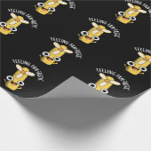 Fantastisch gevoel Grappig Fan Pun Dark BG Cadeaupapier (Hoek)
