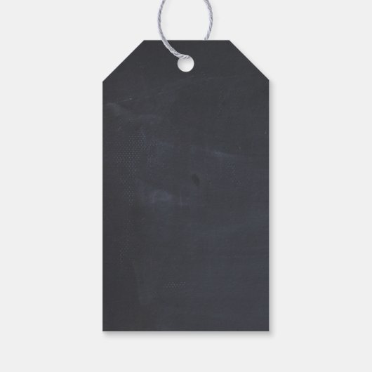 Fantastisch Gezegde met Gold Moon Black Terug Cadeaulabel (Achterkant)