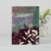 Fantastisch gezicht folie uitnodiging (Staand Voorkant)