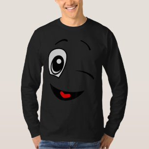 Fantastisch gezicht positieve gezichtsuitdrukking t-shirt
